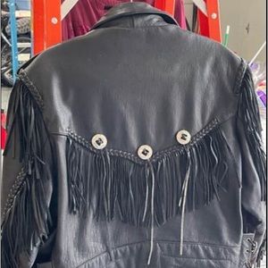 Beautiful Leather Coat! 🏍️☠️🤘